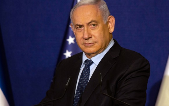 Benjamin Netanjahu, MinisterprÃ¤sident von Israel. Foto: Maya Alleruzzo/Pool AP/dpa