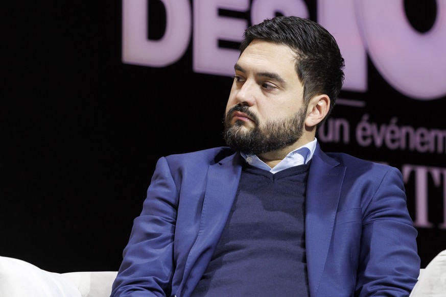 Cedric Wermuth - conseiller national PS AG et vice president du PS, participe au debat &quot;Quel priorite pour le nouveau parlement&quot;, lors de la 19eme edition du &quot;Forum des 100&quot; sur la ...