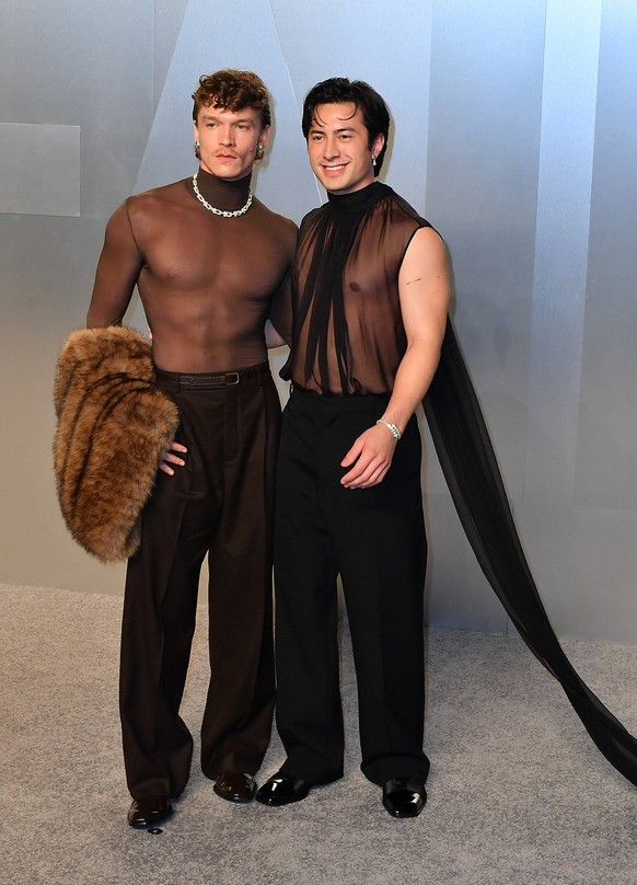 026 Vanity Fair Oscar Party Hosted By Mark Guiducci - Arrivals Connor Storrie, Hudson Williams attend the 2026 Vanity Fair Oscar Party at Los Angeles County Museum of Art on March 15, 2026 in Los Ange ...