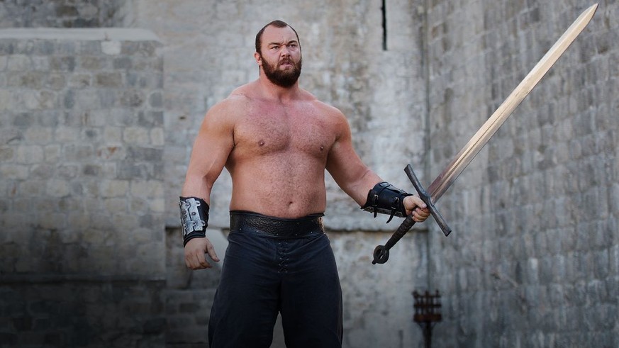 Der «Mountain» in «Game of Thrones», 180 Kilo schwer, 2,06 Meter gross&nbsp;