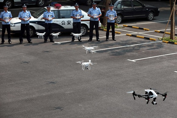 China verfügt bereits über spezielle Drohnen Einsatzkommandos.&nbsp;