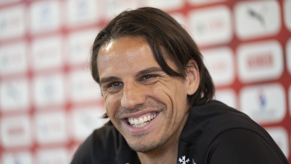 Torhueter Yann Sommer, aufgenommen bei einer Pressekonferenz der Schweizer Fussball Nationalmannschaft im Vorbereitungscamp zur Europameisterschaft, am Sonntag, 2. Juni 2024, in St. Gallen. (KEYSTONE/ ...
