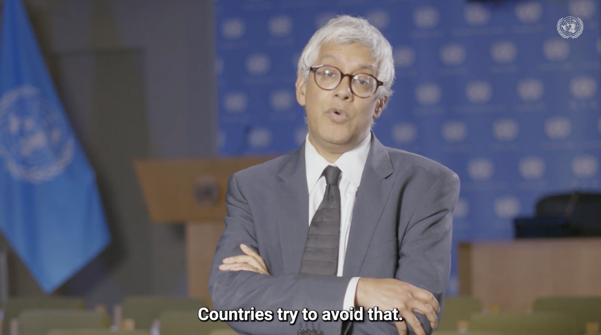 UN spokesperson Farhan Haq explains in a video from January 3, 2024 how much it costs to keep the United Nations running.