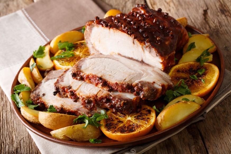 Roast Easter HAm USA food kochen essen ostern schinken fleisch