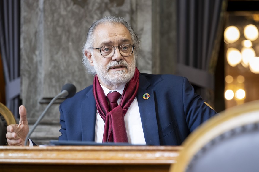 Carlo Sommaruga, SP-GE, spricht waehrend der Sommersession der Eidgenoessischen Raete, am Dienstag, 2. Juni 2026 im Staenderat in Bern. (KEYSTONE/Anthony Anex)