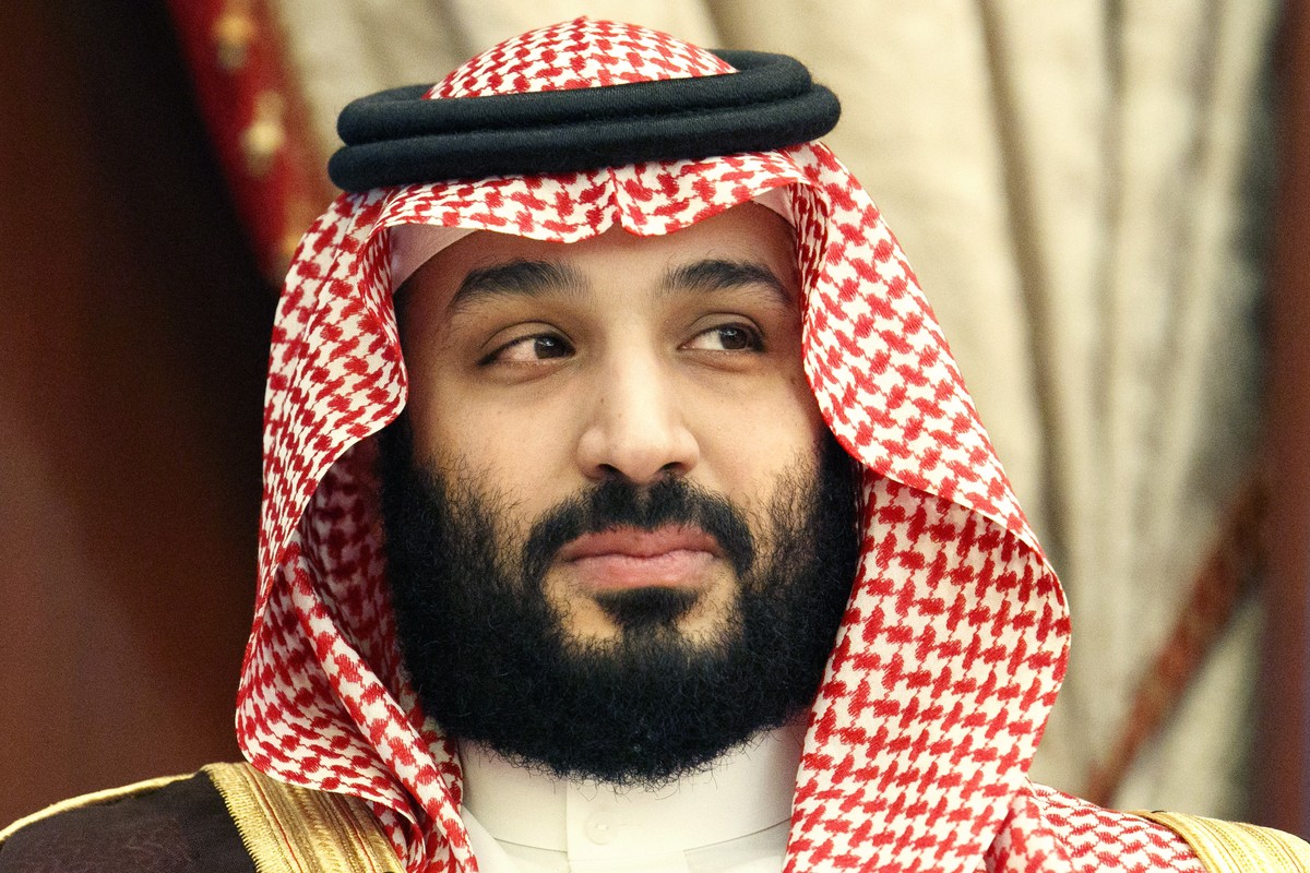 FILE - In this Monday, June 24, 2019 file photo, Saudi Arabia's Crown Prince Mohammed bin Salman meets with Secretary of State Mike Pompeo at Al Salam Palace in Jeddah, Saudi Arabia. English Prem ...