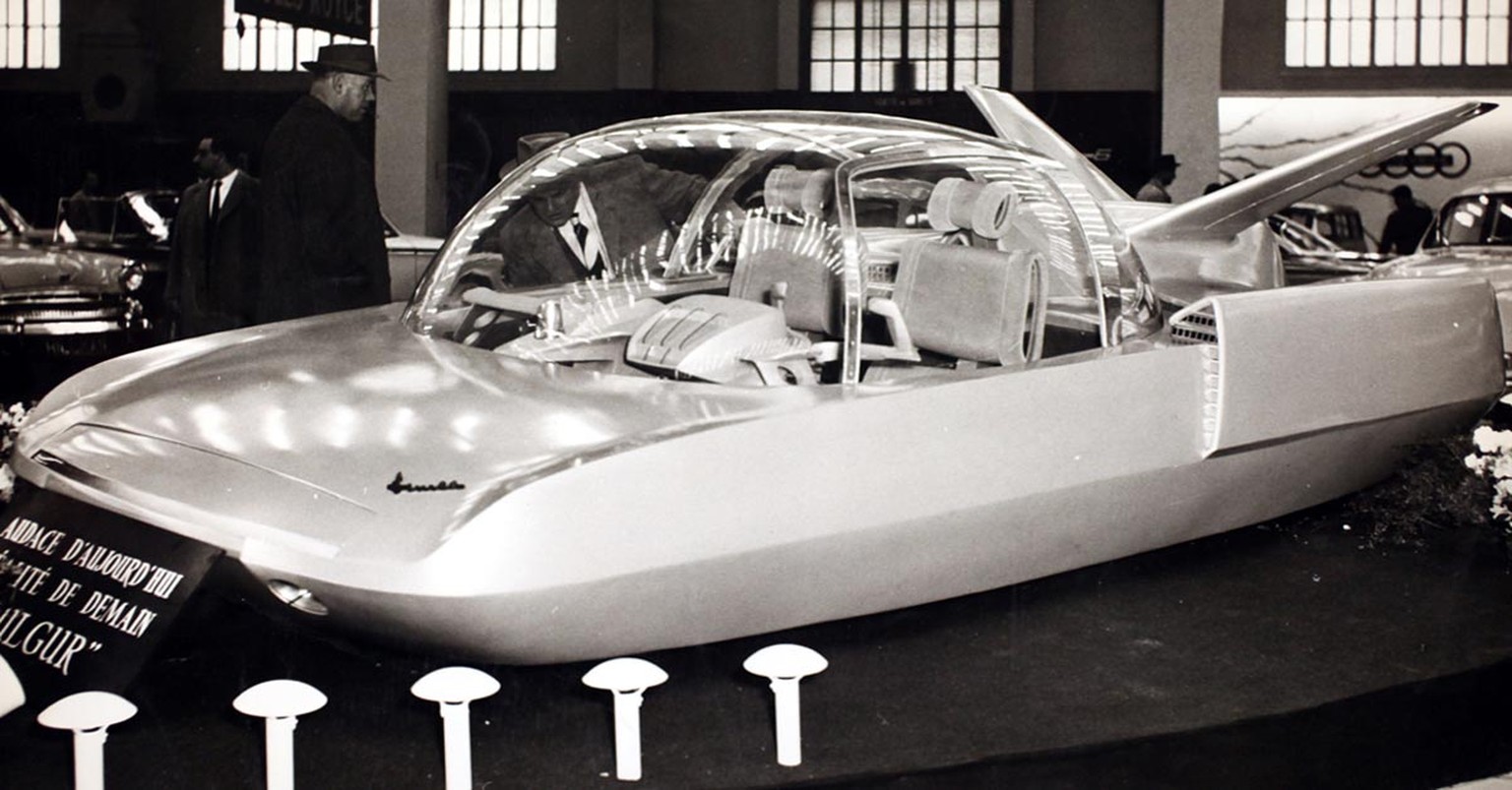 simca fulgur concept car konzeptauto genf 1959 zukunftsvisionen http://www.carstyling.ru/en/car/1958_simca_fulgur/