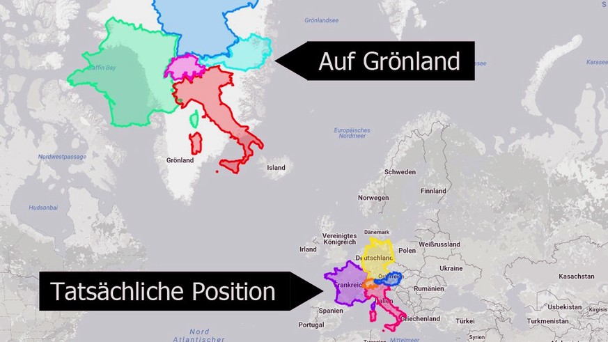 16 Landkarten, die zeigen, wie gross Länder wirklich sind