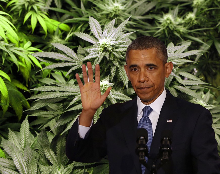 Hat als Jugendlicher «Pot» geraucht: US-Präsident Obama.