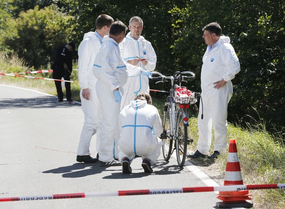 Eines der beiden Opfer des Amokläufers war ein Radfahrer.