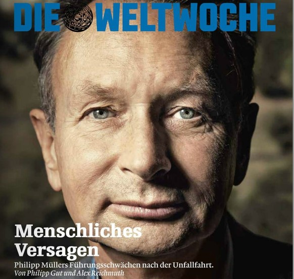 Profitiert nicht vom Rechtsrutsch: Philipp Müller auf dem Cover der «Weltwoche».