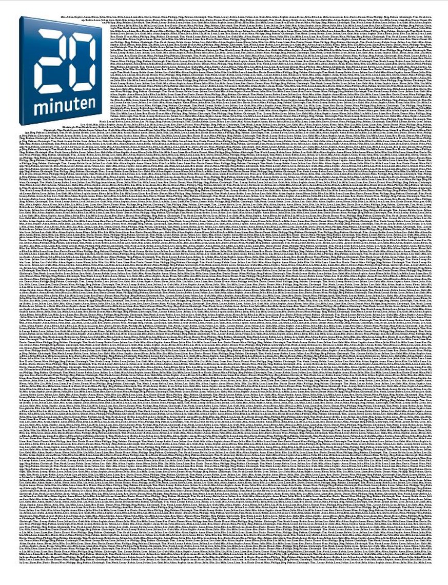 «Mir langet's!» – wegen SVP-Inserat will sich ein Student die Titelseite der Gratiszeitung «20 Minuten» kaufen