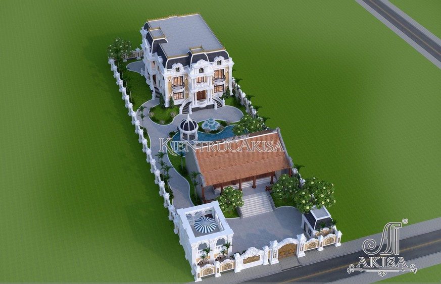 Fake französische McMansions villen architektur vietnam 
https://akisa.vn/thiet-ke-biet-thu/biet-thu-co-dien-phap