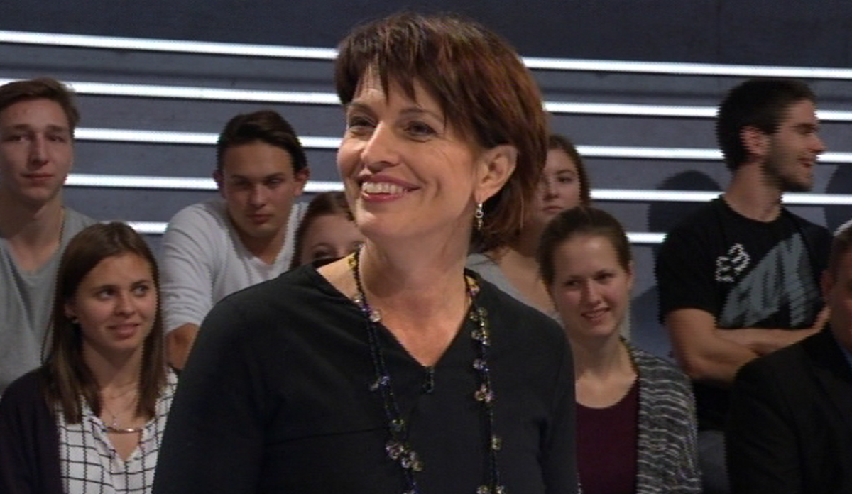 Siegerlächeln: Doris Leuthard hat gerade die SVP abgewatscht.
