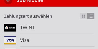 In der SBB-App kannst du jetzt mit Twint Tickets kaufen