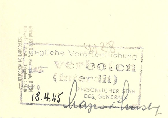 Immer wieder hiess es: Jegliche Veröffentlichung verboten!
https://www.recherche.bar.admin.ch/recherche/#/de/archiv/einheit/5440186