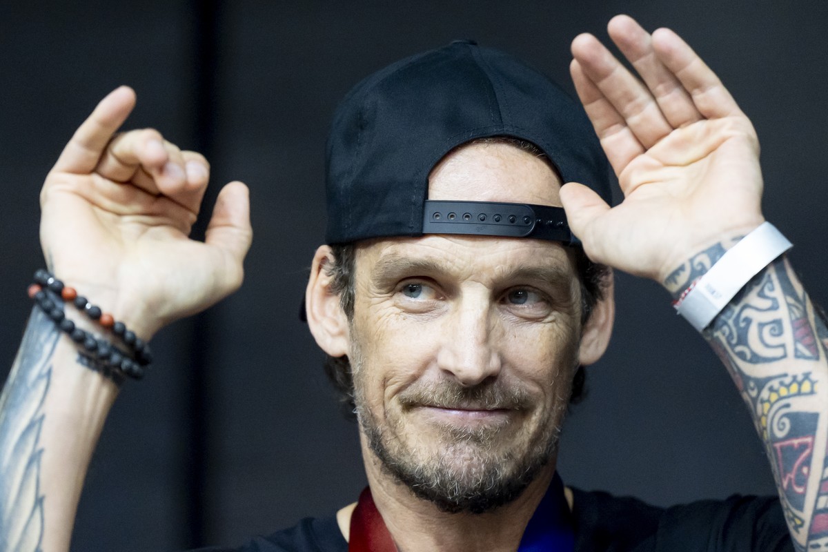Head Coach Patrick Fischer beim Empfang der Schweizer Eishockey Nationalmannschaft nach dem Gewinn der Silbermedaille an der Eishockey-Weltmeisterschaft in Stockholm, am Montag, 26. Mai 2025 in der Sw ...