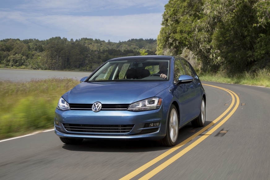 This photo provided by Volkswagen shows the 2017 Volkswagen Golf, which Edmunds considers one of the best compact hatchbacks on the market. You could save a bundle by choosing a Golf over VW&#039;s Ti ...