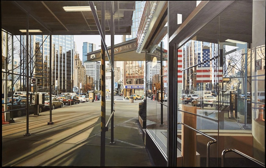 &quot;&quot;&quot;Broadway Looking Towards&quot;&quot;, 2001, Richard Estes, Museo de Antioquia, Medellin, Antioquia, Colombia