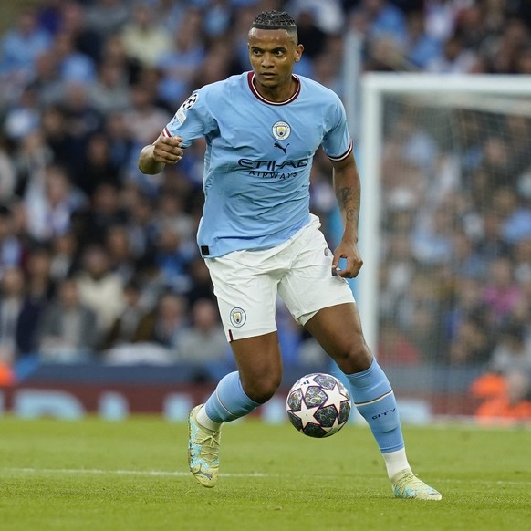 Manchester, England, 17th May 2023. Manuel Akanji of Manchester City during the UEFA Champions League match at the Etihad Stadium, Manchester. Picture credit should read: Andrew Yates / Sportimage EDI ...