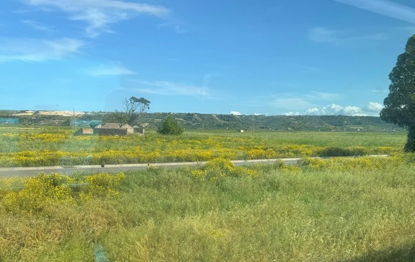 Schöne Aussicht auf Sizilien.