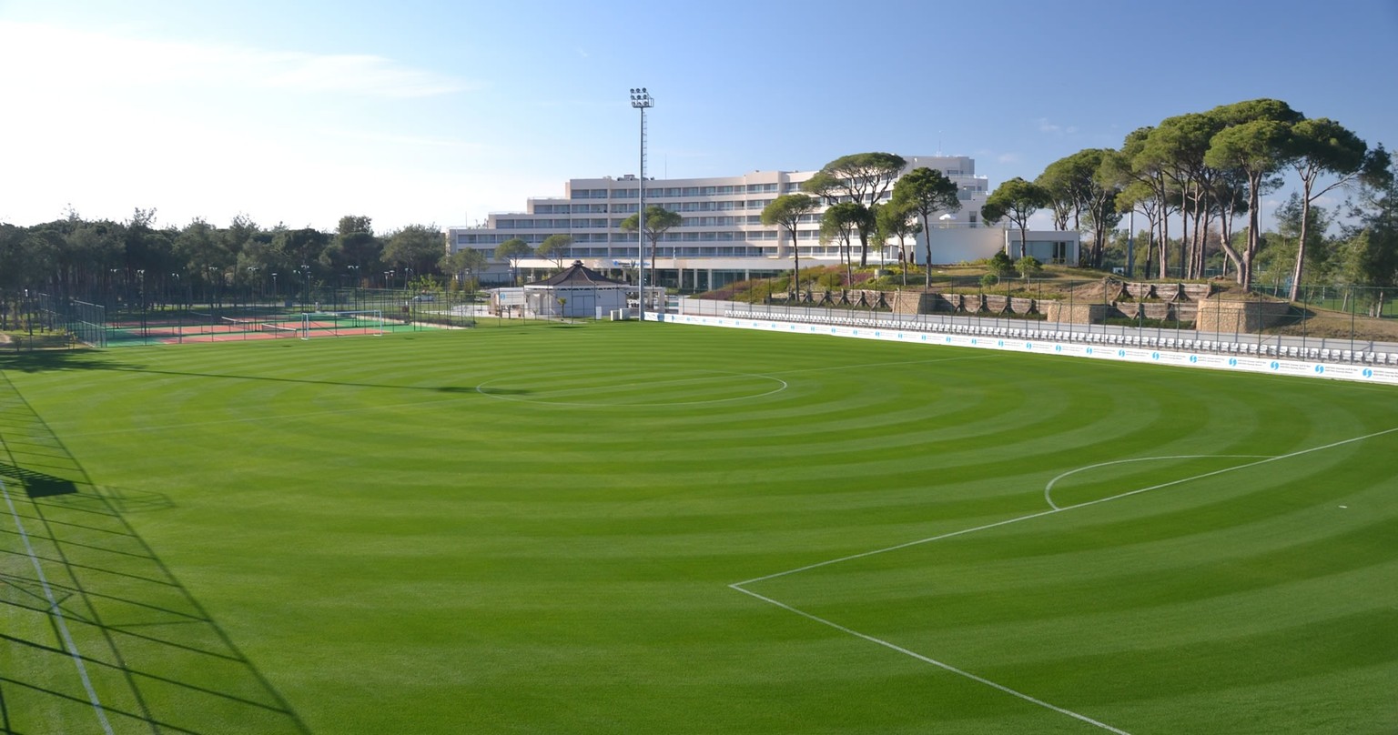 Belek bietet im Januar neben gut ausgestatteten Luxushotels auch beste Trainingsbedingungen.