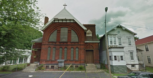 Die&nbsp;Grace Paptist Church von Troy, NY.