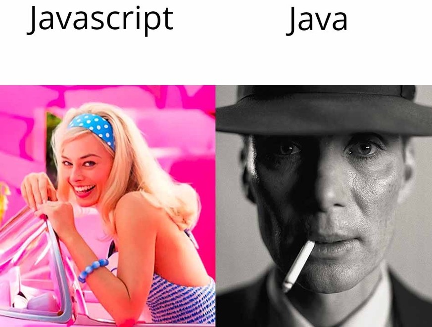 Wenn du der Personalabteilung den Unterschied zwischen Javascript und Java erklären musst.