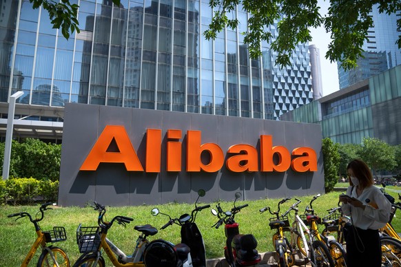 FILE - The logo of Chinese technology firm Alibaba is seen at its office in Beijing, Aug. 10, 2021. (AP Photo/Mark Schiefelbein, File)
Alibaba Pentagon