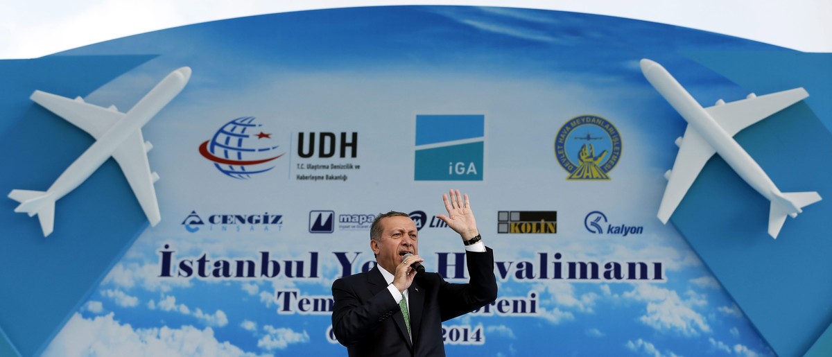 Regierungschef Erdogan gab den Startschuss zum Mega-Projekt.&nbsp;Auf dem Flughafen sollen jährlich 150 Millionen Passagieren abgefertigt werden.