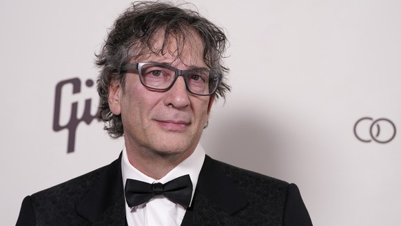 FILE - Neil Gaiman arrives at the Art of Elysium Heaven Gala on Jan. 6, 2024, at The Wiltern Theater in Los Angeles. (Photo by Jordan Strauss/Invision/AP, File)
Neil Gaiman