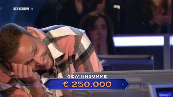 Wer wird Millionär? mit Günther Jauch auf RTL: Dieser Unternehmer erzockt sich 250&#039;000 Euro.