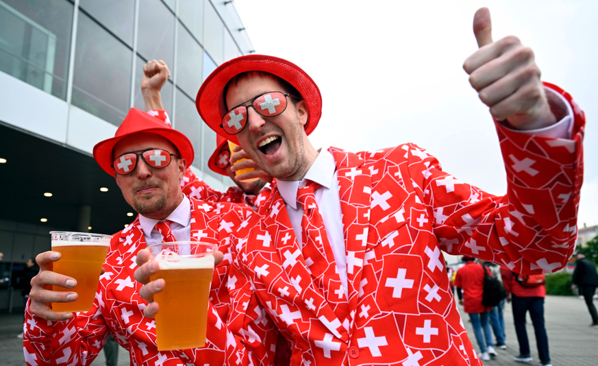 Schweizer Fans Eishockey-WM Prag