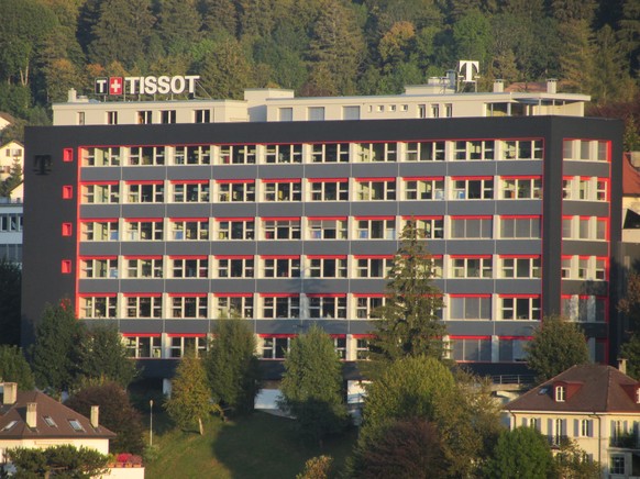 Die Firma Tissot hat ihren Sitz noch immer in Le Locle NE.&nbsp;