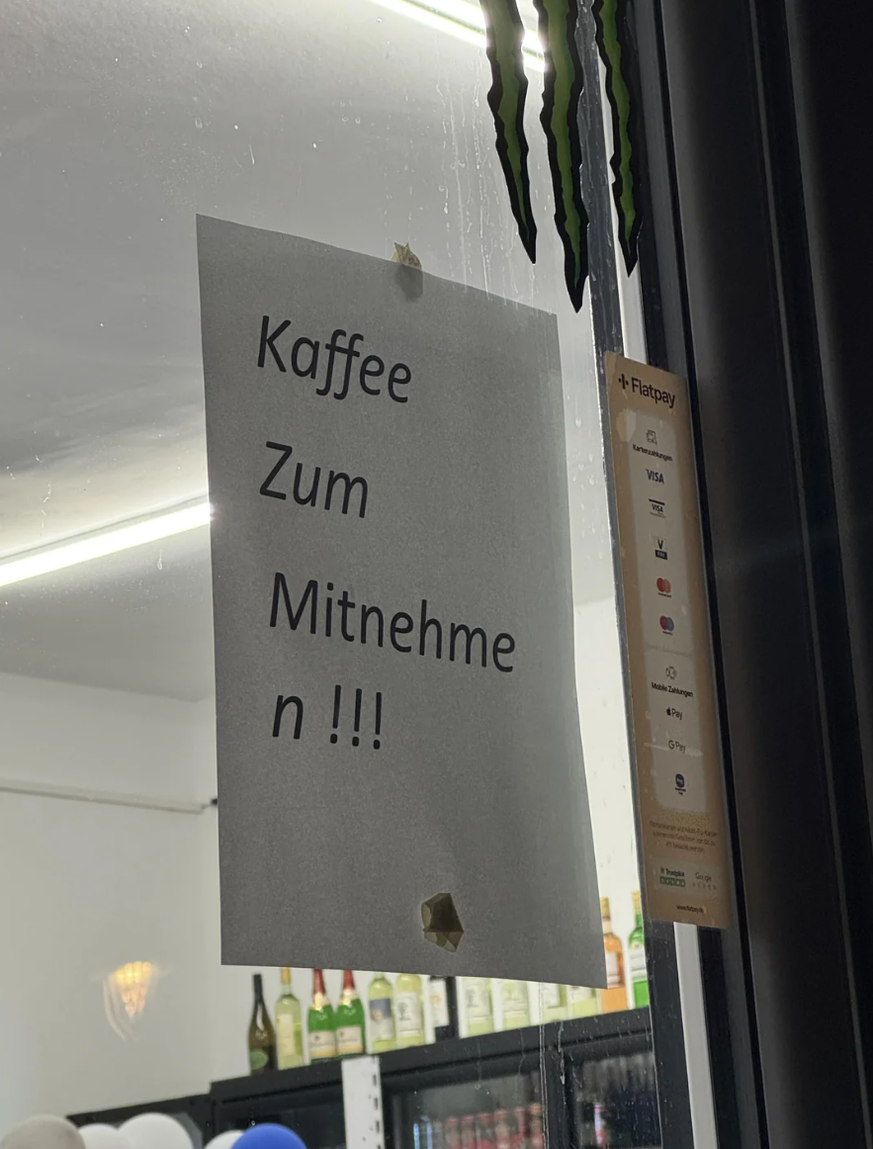 Lustige Fails: Zettel mit schlechtem Layout für den kleinen Monk in uns