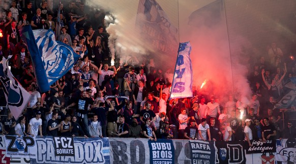 Blick in den Zürcher Sektor im St.Jakob-Park.