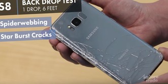 Das Galaxy S8 zersplittert leicht und das iPhone X soll später kommen