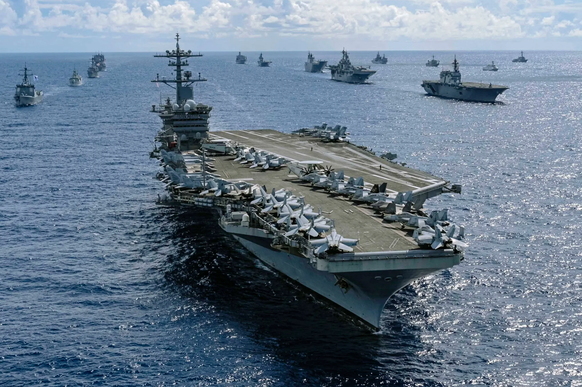 USS Abraham Lincoln (Archivbild): Auf dem Flugzeugträger soll es wegen des langen Einsatzes massive Probleme geben.