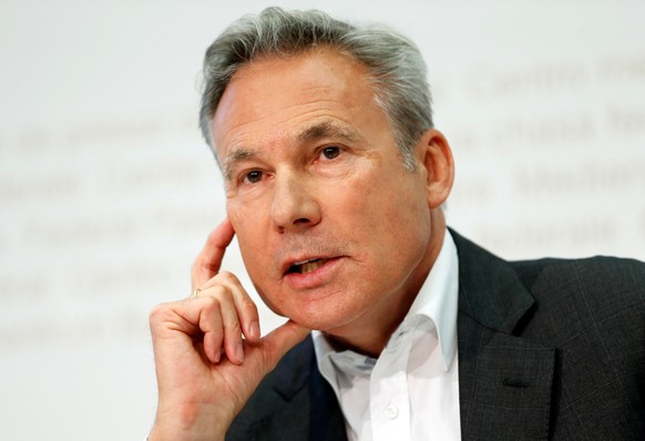 Swiss People&#039;s Party (SVP) faction chief Adrian Amstutz attends a news conference in Bern, Switzerland October 27, 2016. REUTERS/Ruben Sprich