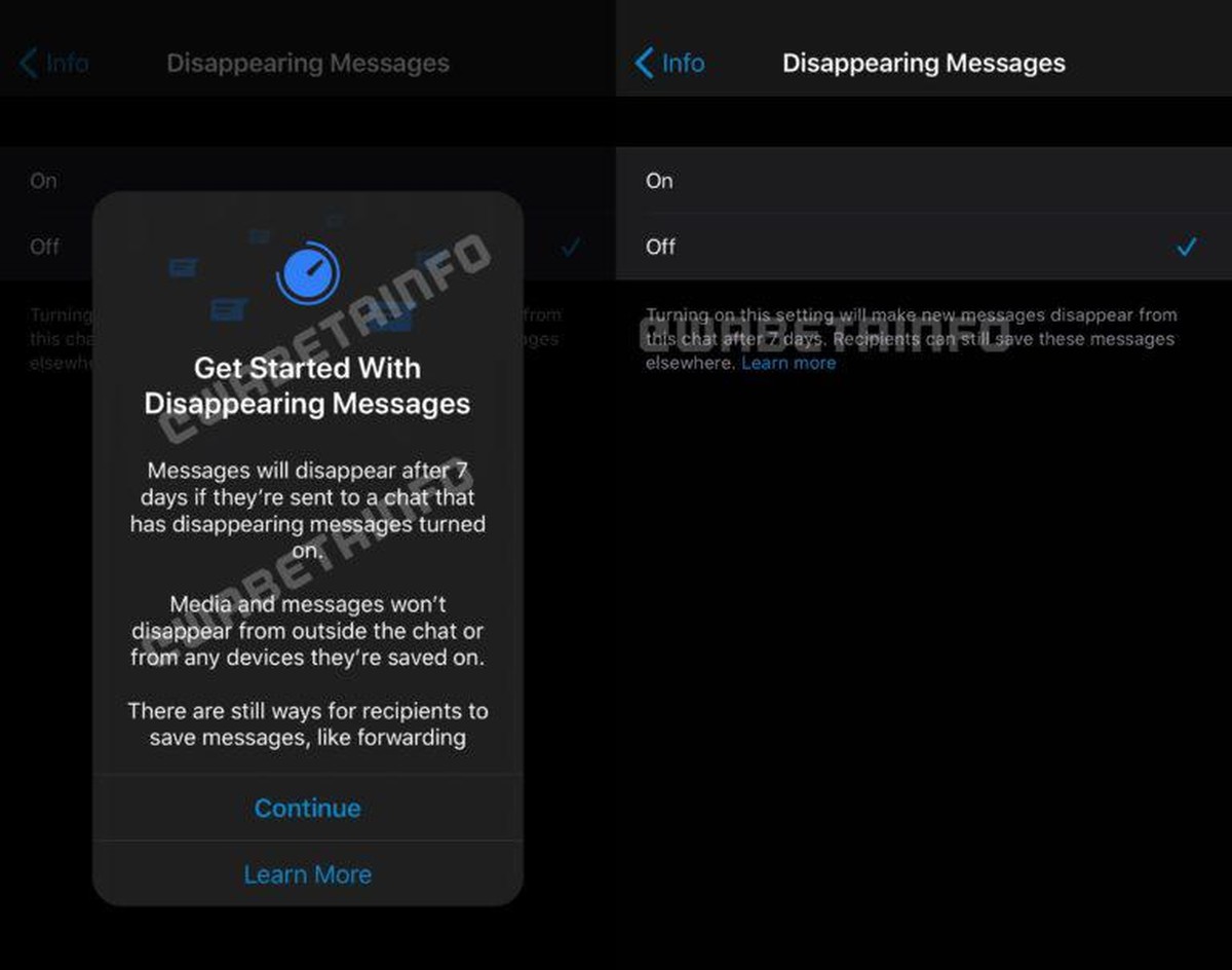 Künftig können WhatsApp-Nutzer Nachrichten automatisch verschwinden lassen.