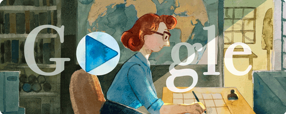 Google Doodle Marie Tharp November 2022