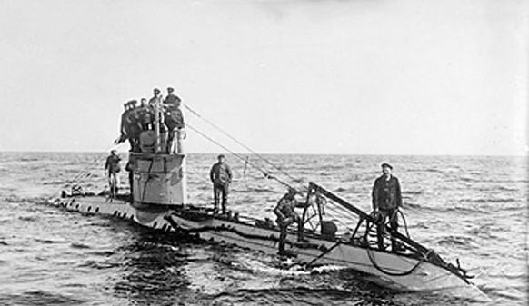 Erster Weltkrieg U-Boot Seekrieg (Wikipedia/PD)