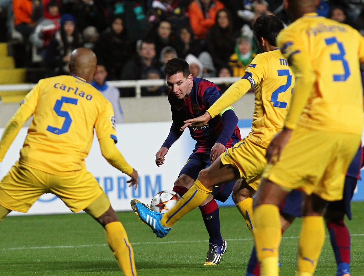 Trifft ein Grosser (wie Barcelona) auf einen Kleinen (wie APOEL Nikosia), ist das Resultat meist eh schon klar.