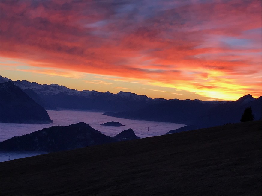 Die Rigi. Abend- und Nachtaufnahmen mit dem iPhone