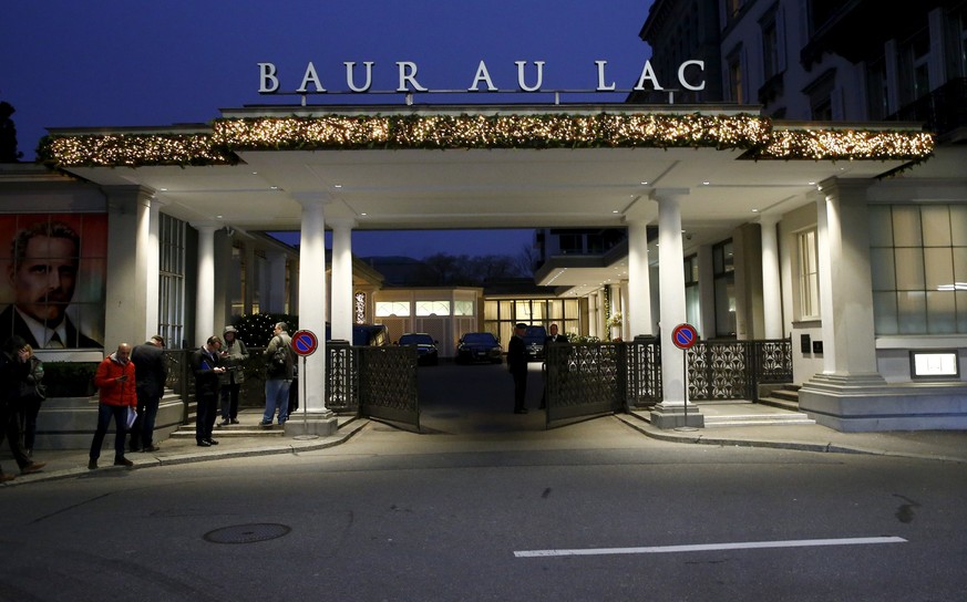 Das Zürcher Luxushotel Baur au Lac: Erneut wurden hier Festnahmen durchgeführt.