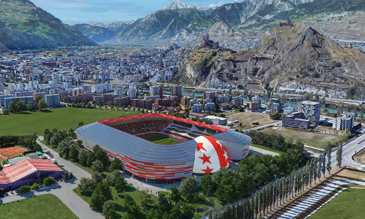 FC Sion neues Stadion Tourbillon CC Constantin