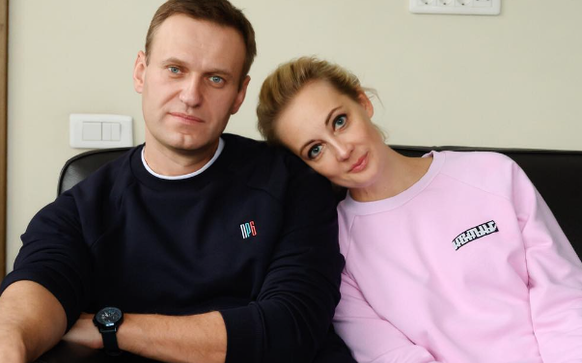 Julia Nawalnaja und Alexej Nawalny