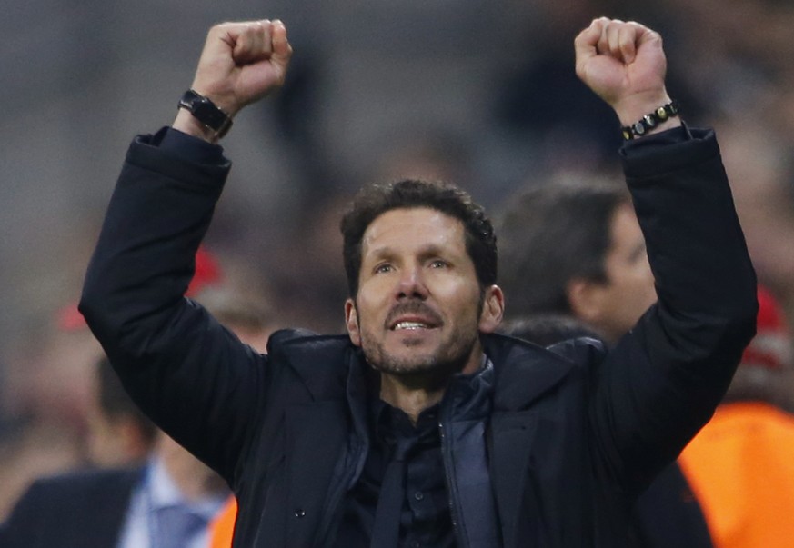 Geschafft! Diego Simeone zieht mit Atlético Madrid in den Champions-League-Final ein.