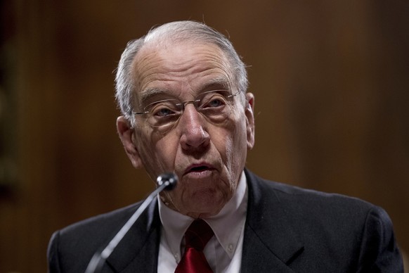 FILE - In this Jan. 31, 2017 file photo, Senate Judiciary Committee Chairman Sen. Charles Grassley, R-Iowa speaks on Capitol Hill in Washington. To get Donald Trump’s attention, Senate Judiciary Chair ...