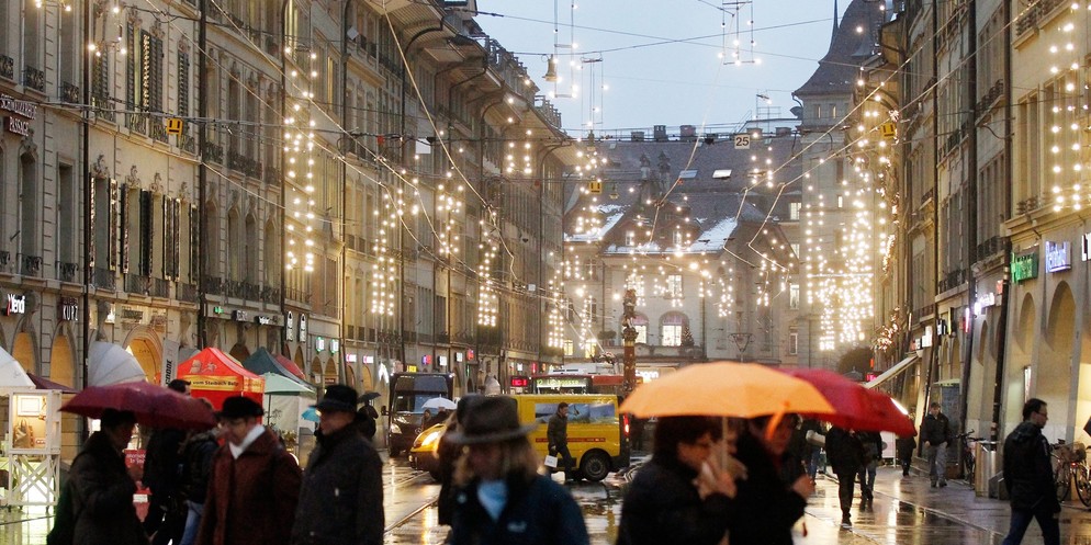 In der Stadt Bern kommt auch in diesem Jahr weihnachtliche Stimmung auf.